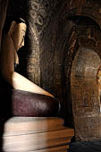 Bagan Myanmar. Buddha statue of the Thambula Temple. 